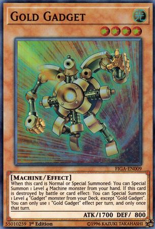 Gold Gadget [FIGA-EN009] Super Rare - Yugioh Cards For Your TCG Needs!