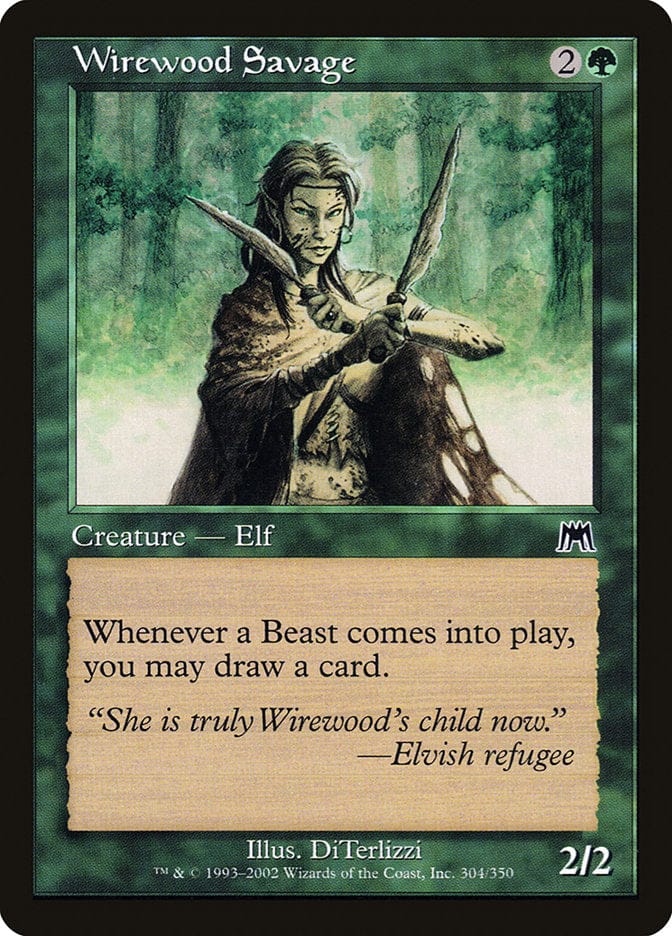 Wirewood Savage [Onslaught] Magic: The Gathering