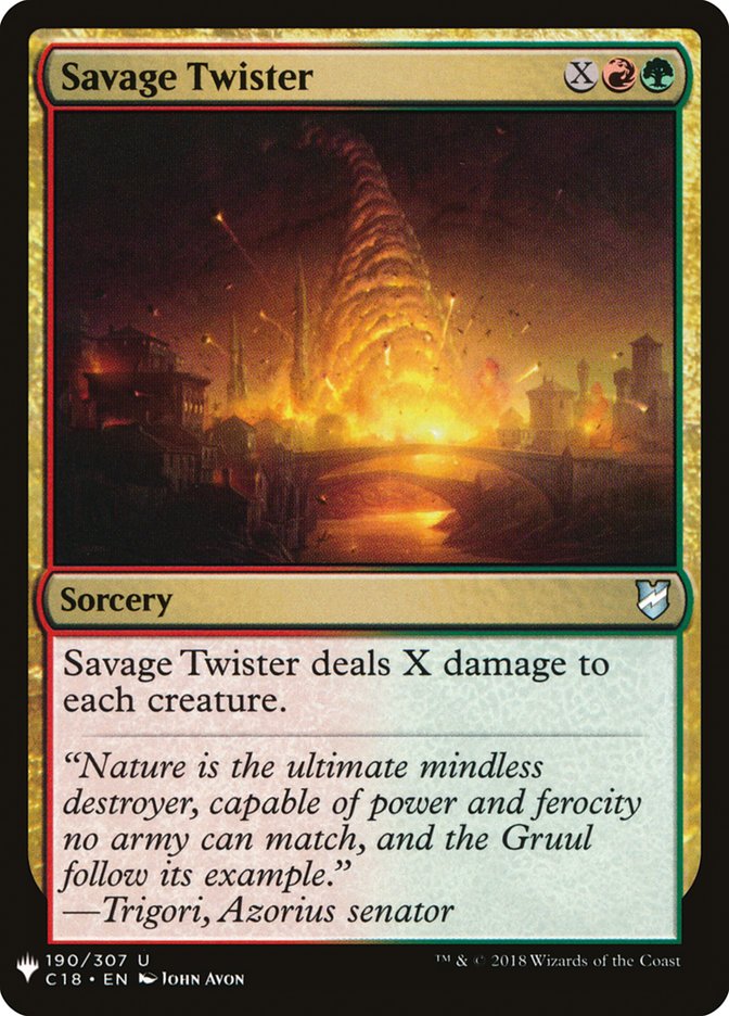 Savage Twister [Mystery Booster] Magic: The Gathering