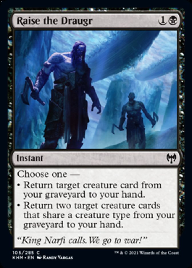 Raise the Draugr [Kaldheim] Magic: The Gathering