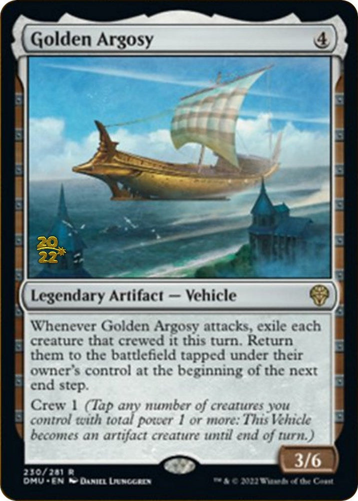 Golden Argosy [Dominaria United Prerelease Promos] Magic: The Gathering