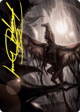 Shadrix Silverquill Art Card (Gold-Stamped Signature) [Strixhaven: School of Mages Art Series] Magic: The Gathering