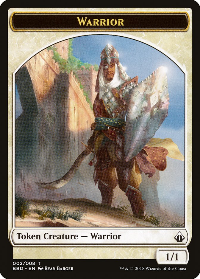 Warrior Token [Battlebond Tokens] Magic: The Gathering