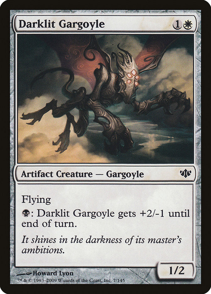 Darklit Gargoyle [Conflux] Magic: The Gathering
