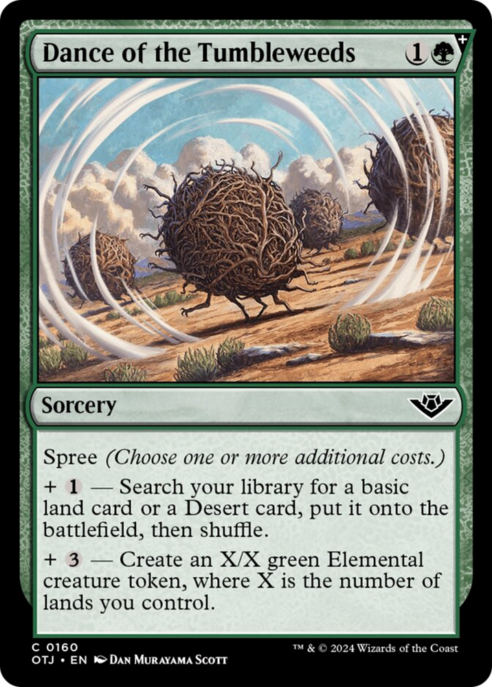 Dance of the Tumbleweeds [Outlaws of Thunder Junction] Magic: The Gathering