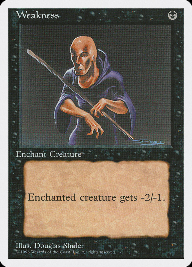 Weakness [Introductory Two-Player Set] Magic: The Gathering