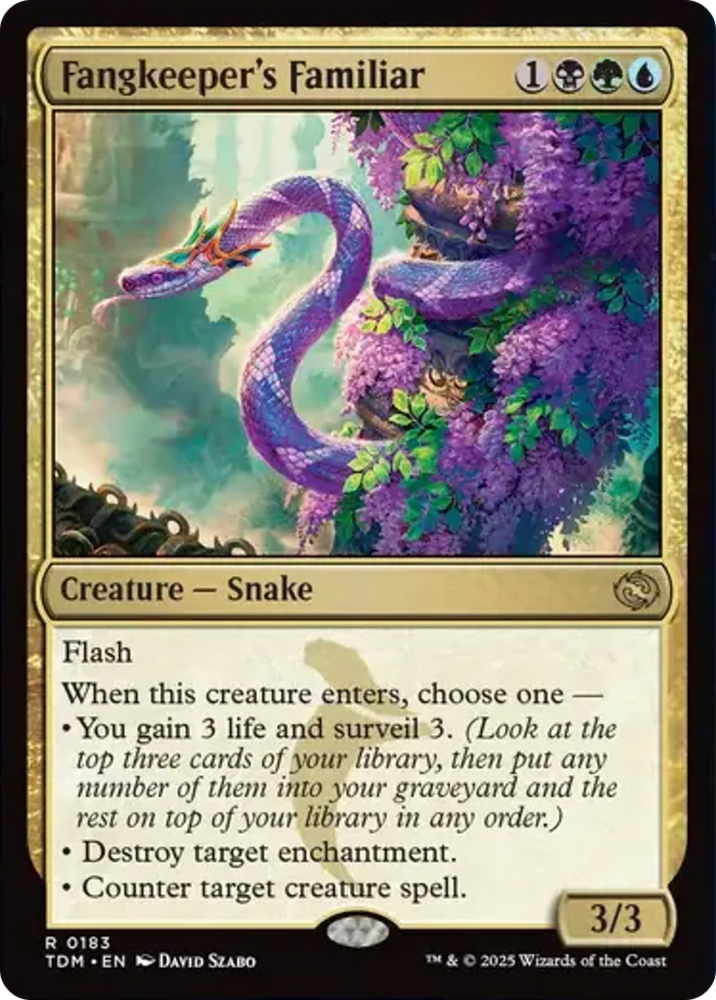 Fangkeeper's Familiar [Tarkir: Dragonstorm] Magic: The Gathering