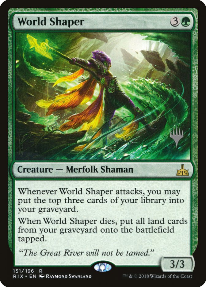 World Shaper (Promo Pack) [Rivals of Ixalan Promos] Magic: The Gathering