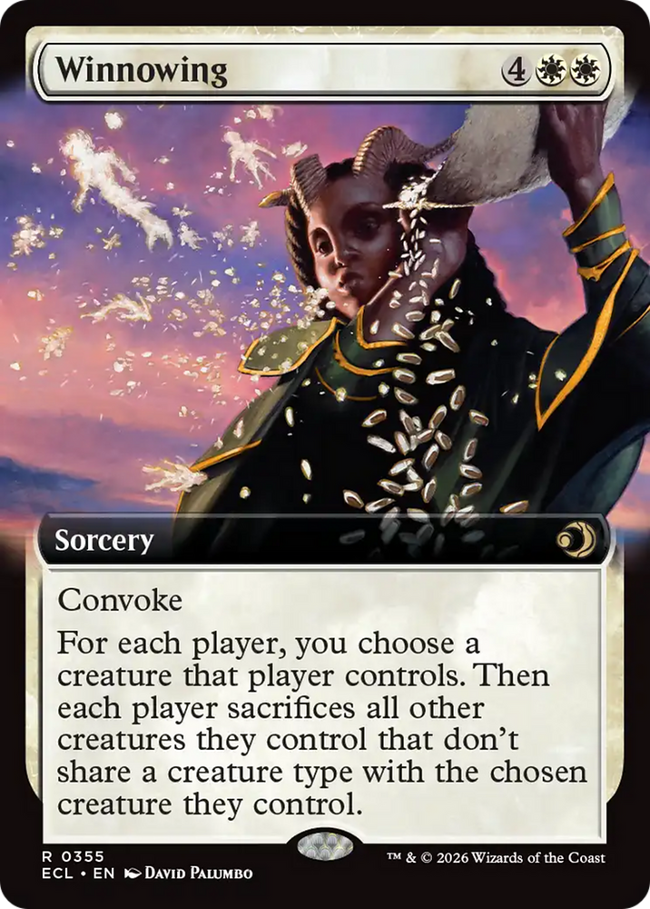 Winnowing (Extended Art) [Lorwyn Eclipsed] Magic: The Gathering