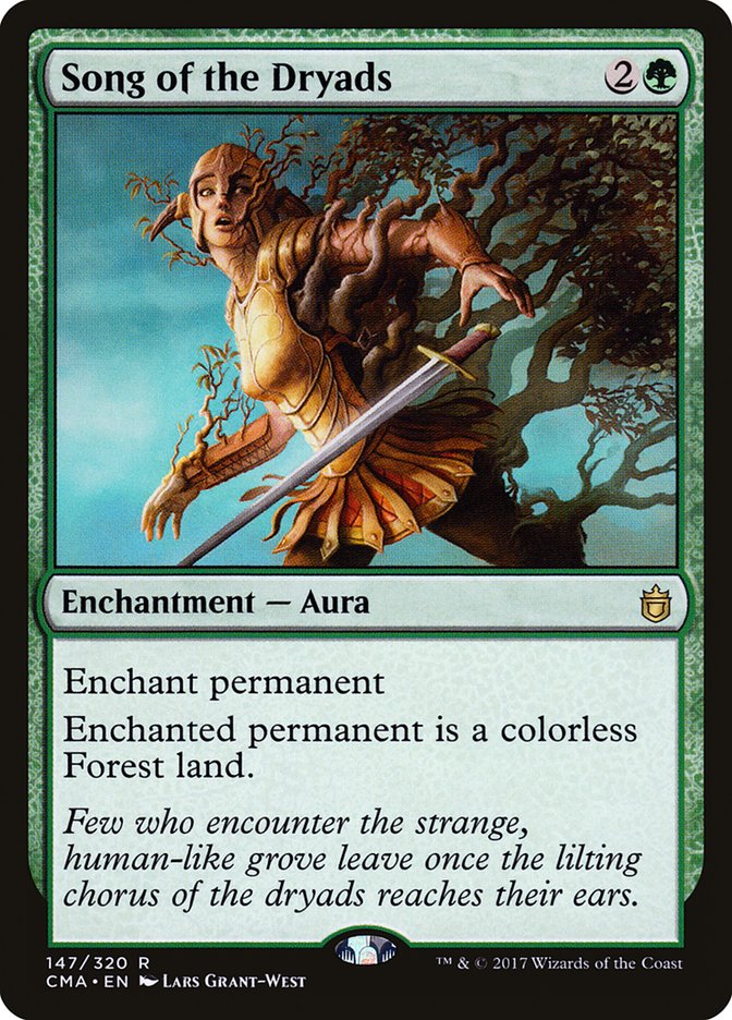 Song of the Dryads [Commander Anthology] Magic: The Gathering