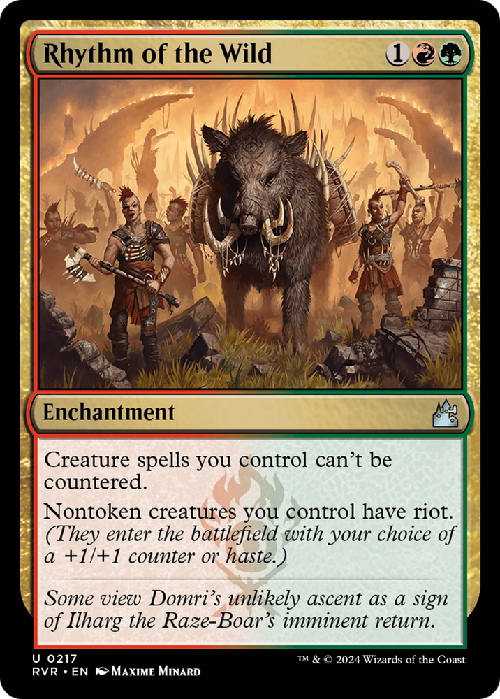 Rhythm of the Wild [Ravnica Remastered] Magic: The Gathering