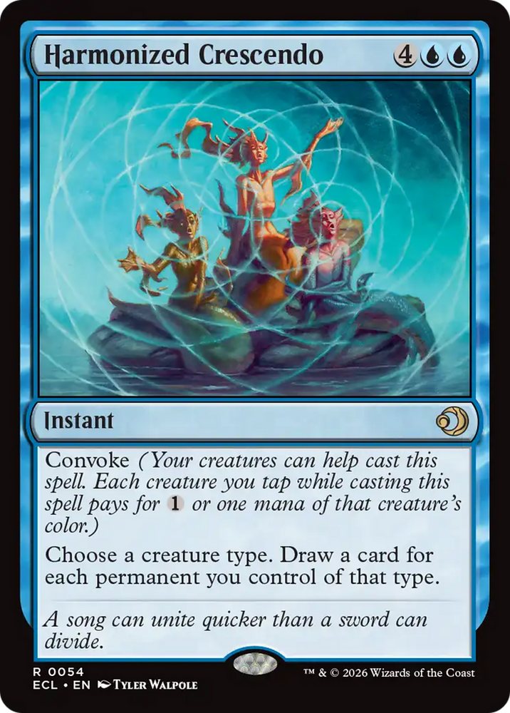 Harmonized Crescendo [Lorwyn Eclipsed] Magic: The Gathering