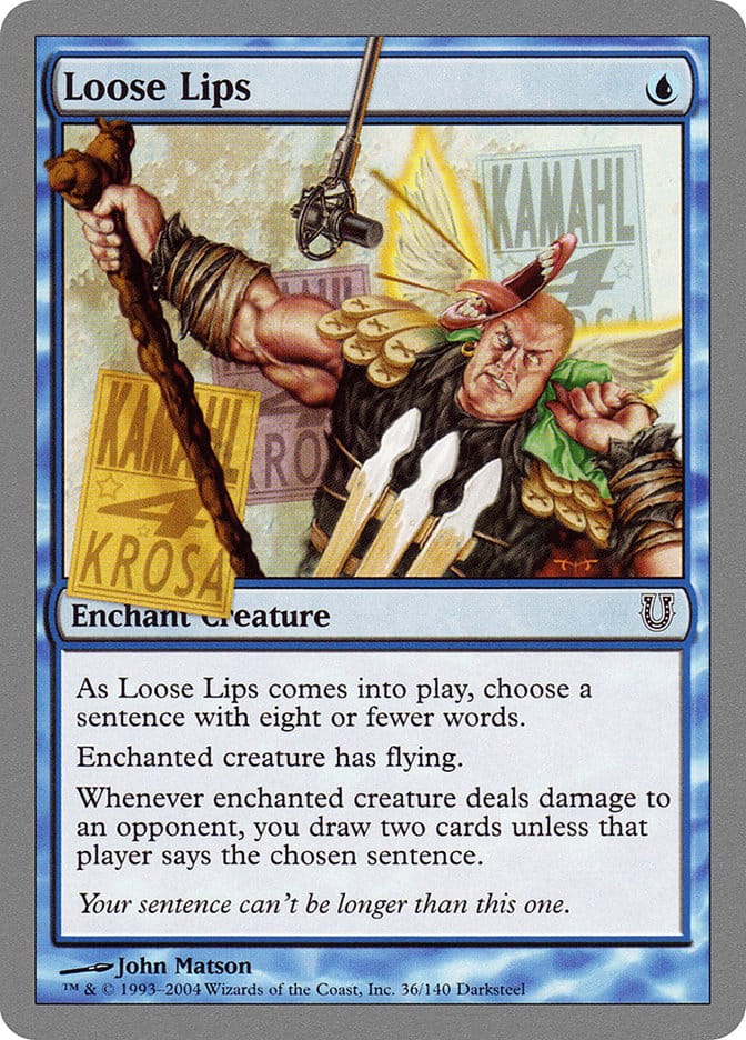 Loose Lips [Unhinged] Magic: The Gathering