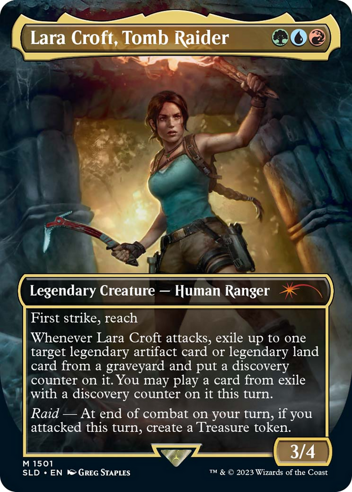 Lara Croft, Tomb Raider [Secret Lair Drop Series] Magic: The Gathering