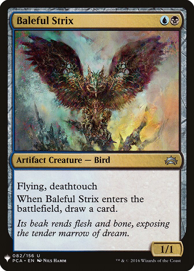 Baleful Strix [Mystery Booster] Magic: The Gathering