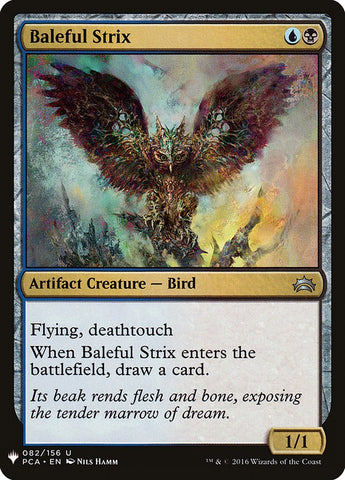 Baleful Strix [Mystery Booster] Magic: The Gathering