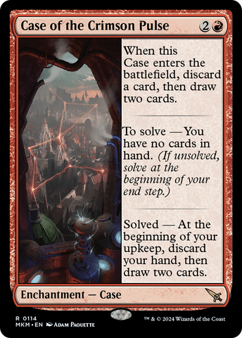 Case of the Crimson Pulse [Murders at Karlov Manor] Magic: The Gathering