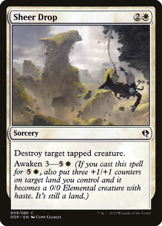 Sheer Drop [Duel Decks: Zendikar vs. Eldrazi] Magic: The Gathering