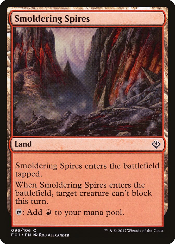 Smoldering Spires [Archenemy: Nicol Bolas] Magic: The Gathering