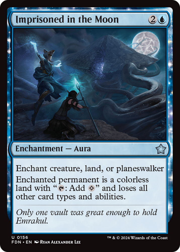 Imprisoned in the Moon [Foundations] Magic: The Gathering