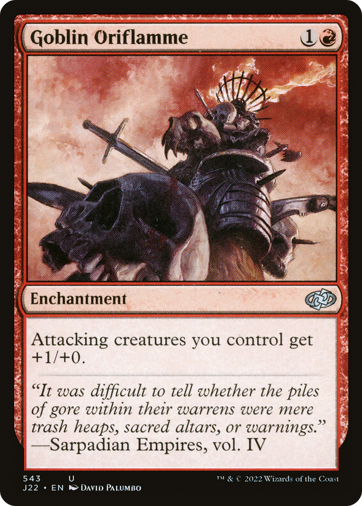 Goblin Oriflamme [Jumpstart 2022] Magic: The Gathering