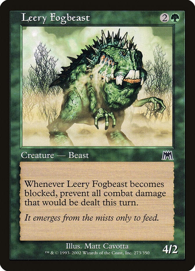 Leery Fogbeast [Onslaught] Magic: The Gathering