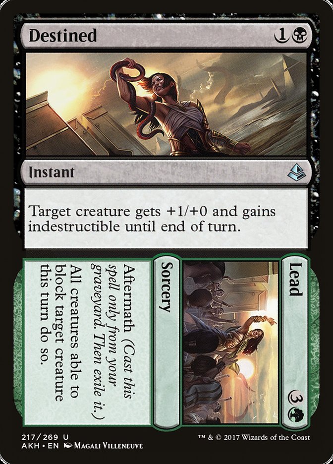 Destined // Lead [Amonkhet] Magic: The Gathering