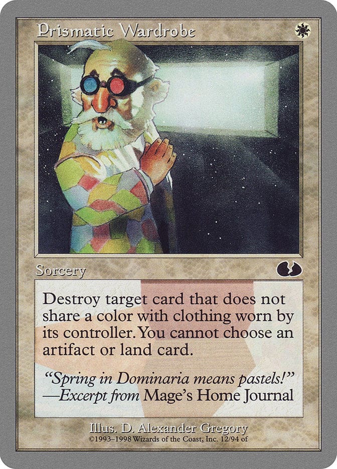 Prismatic Wardrobe [Unglued] Magic: The Gathering