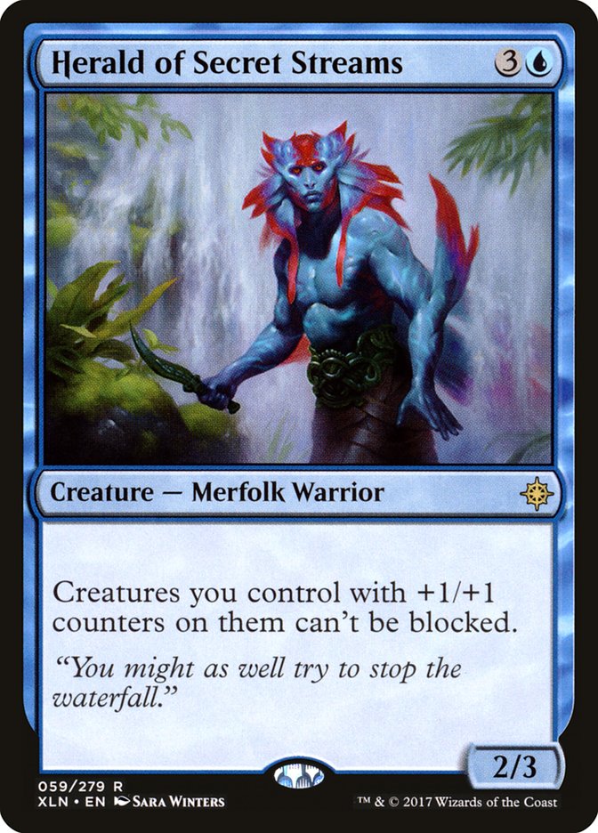 Herald of Secret Streams [Ixalan] Magic: The Gathering