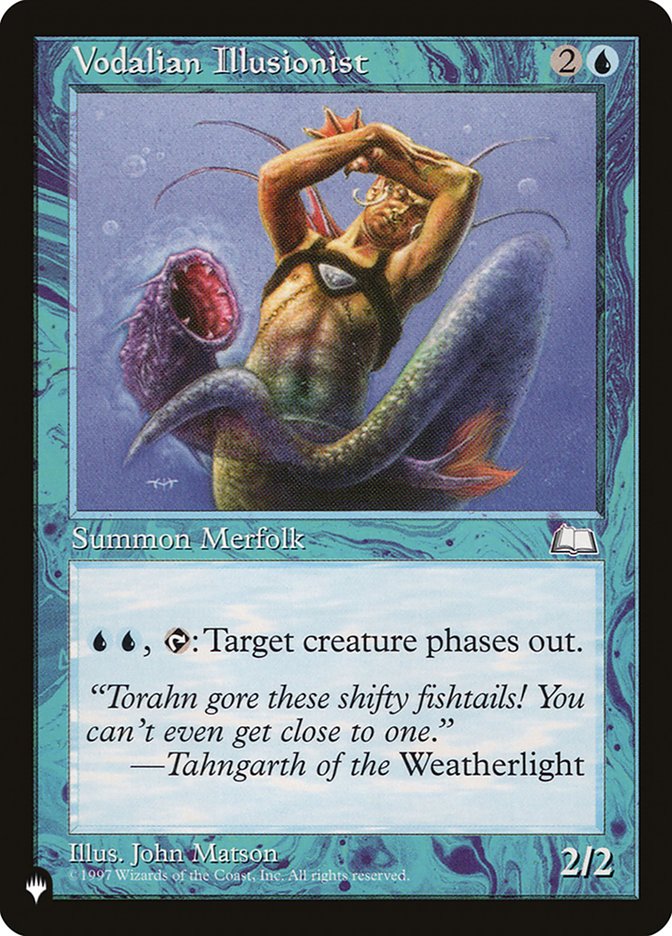 Vodalian Illusionist [The List] Magic: The Gathering