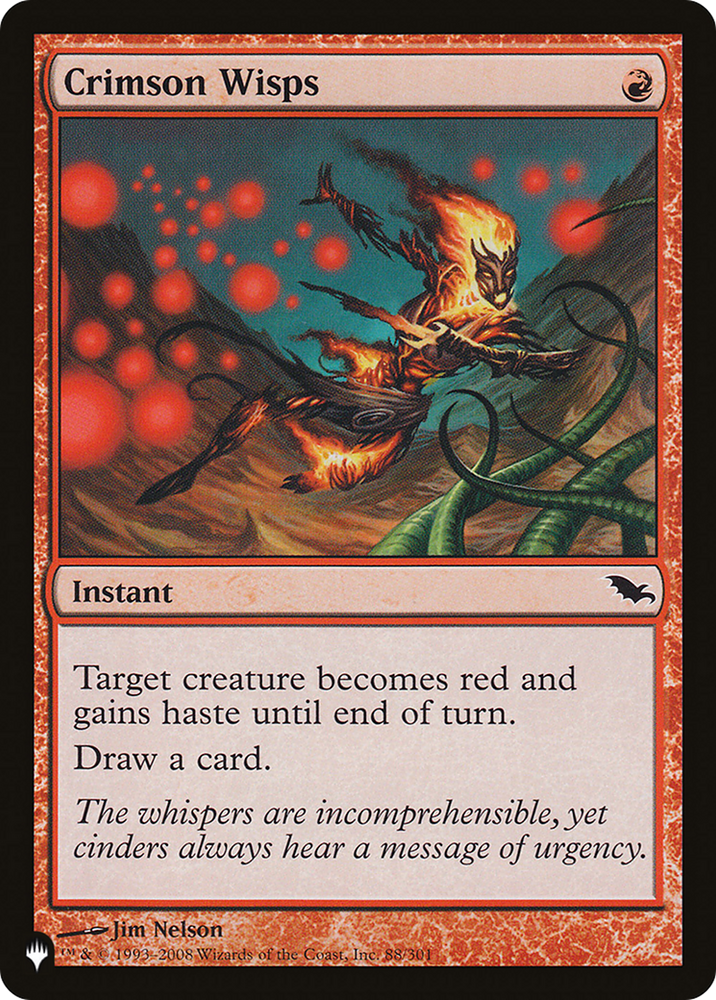 Crimson Wisps [The List] Magic: The Gathering