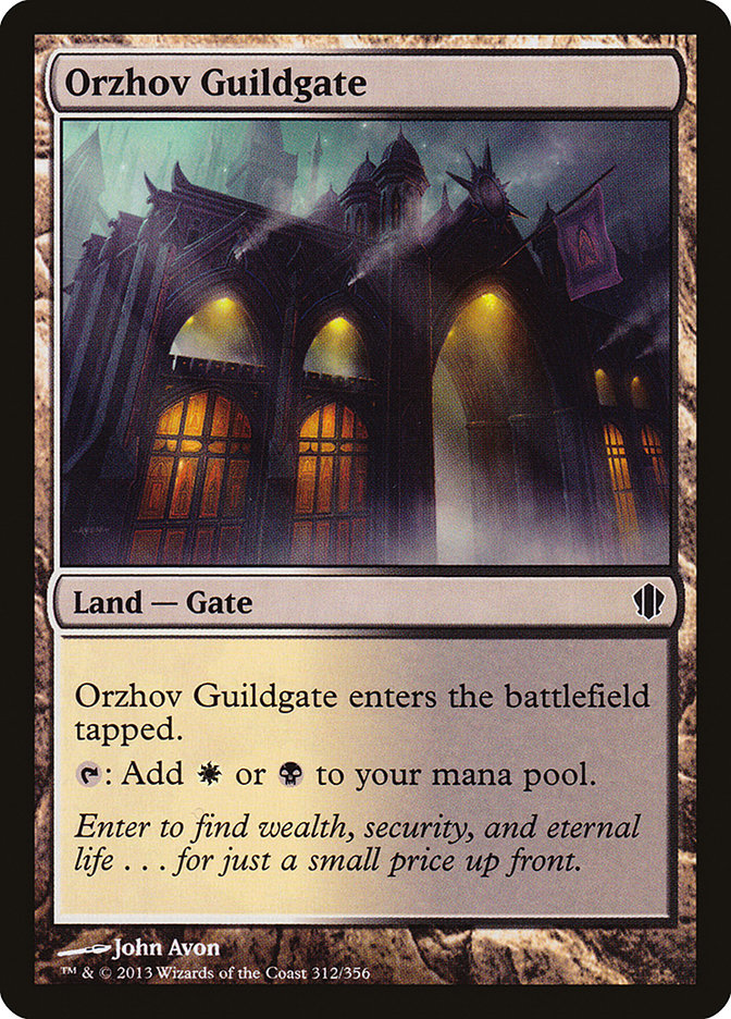 Orzhov Guildgate [Commander 2013] Magic: The Gathering