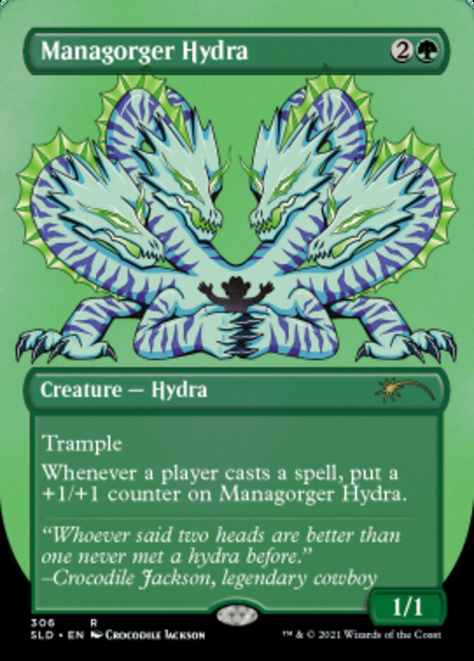 Managorger Hydra (Borderless) [Secret Lair Drop Series] Magic: The Gathering