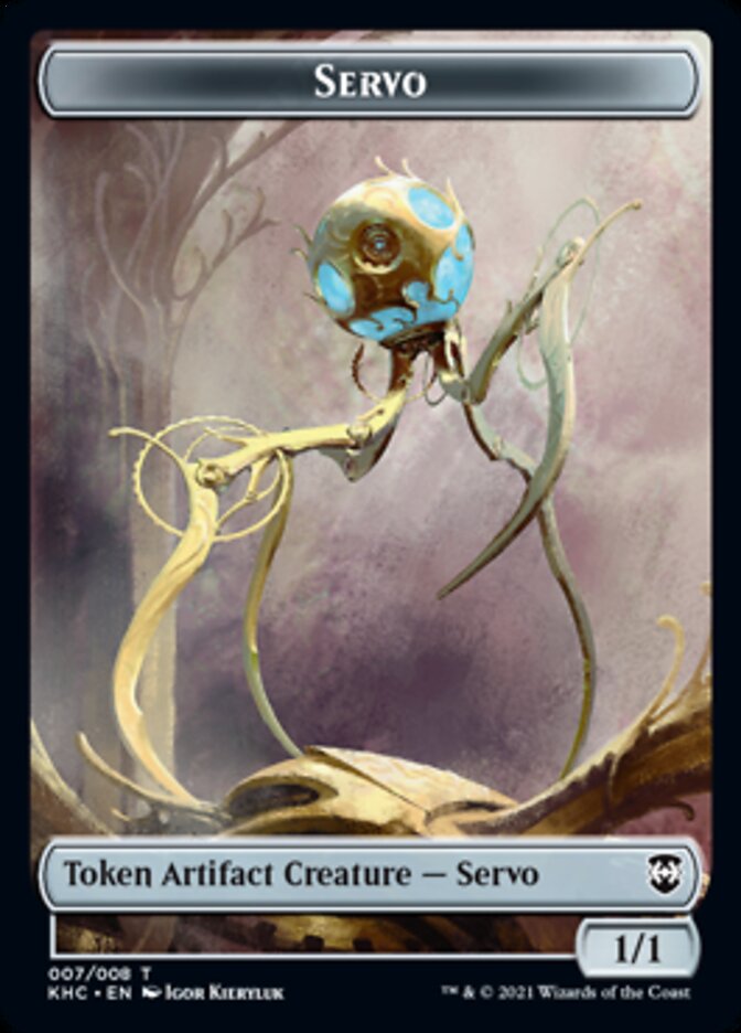 Servo Token [Kaldheim Commander Tokens] Magic: The Gathering