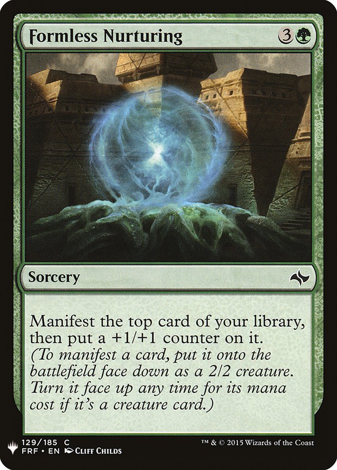 Formless Nurturing [Mystery Booster] Magic: The Gathering