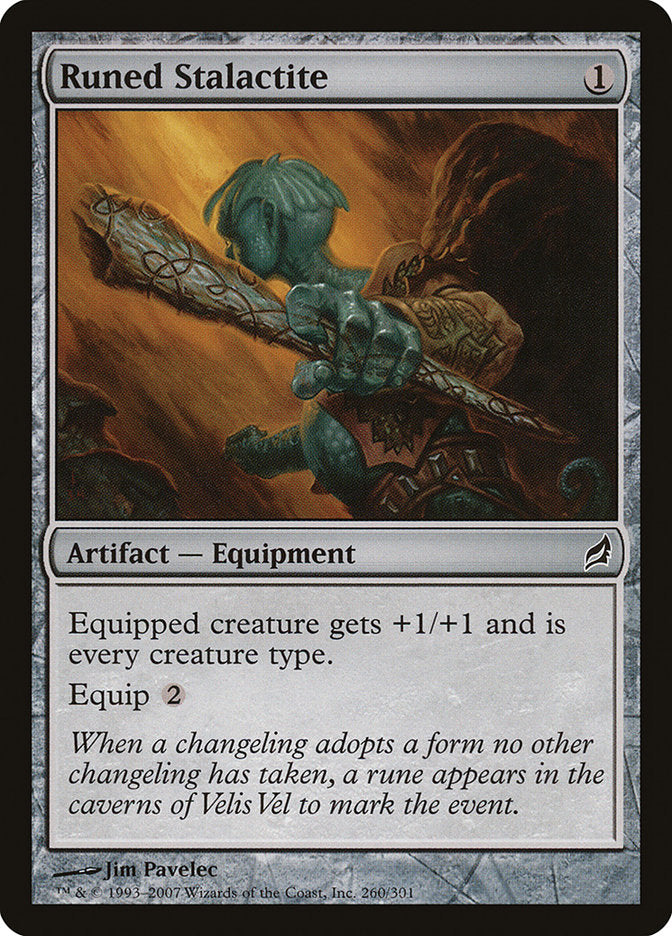 Runed Stalactite [Lorwyn] Magic: The Gathering