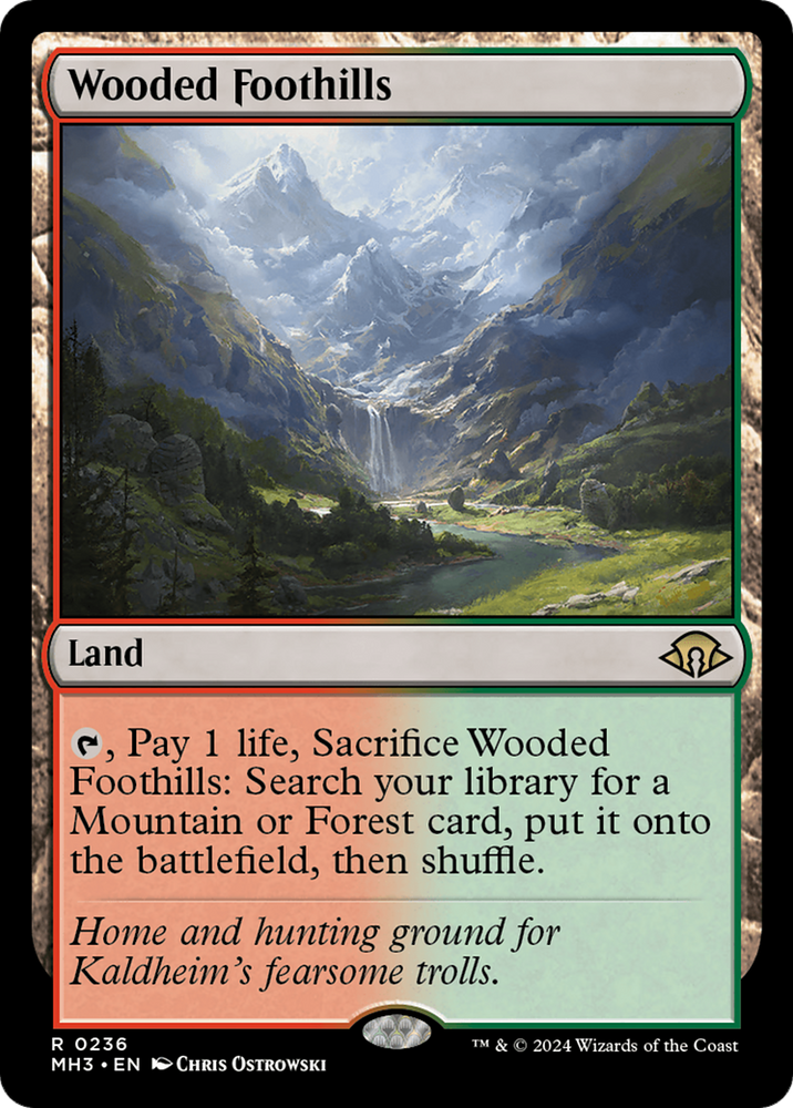 Wooded Foothills [Modern Horizons 3] Magic: The Gathering