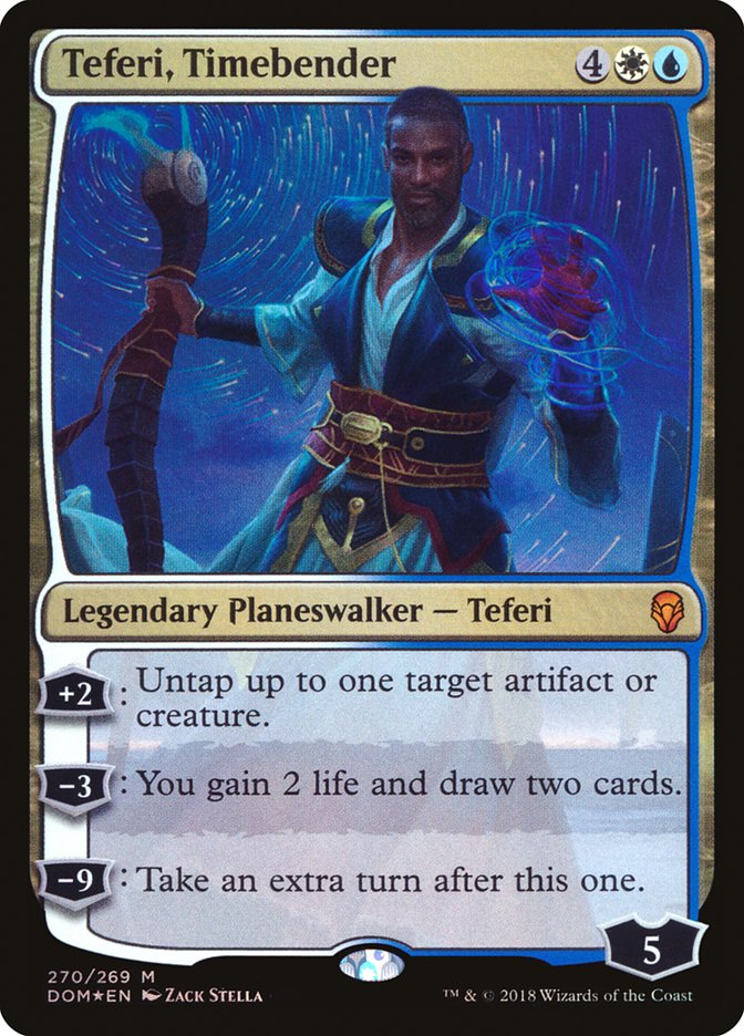 Teferi, Timebender [Dominaria] Magic: The Gathering