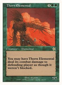 Thorn Elemental (Oversized) [Oversize Cards] Magic: The Gathering