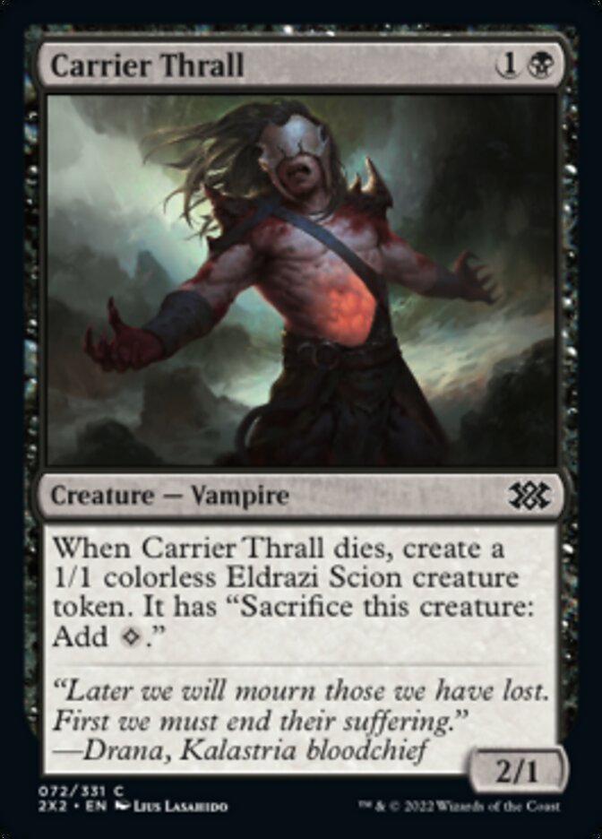 Carrier Thrall [Double Masters 2022] Magic: The Gathering