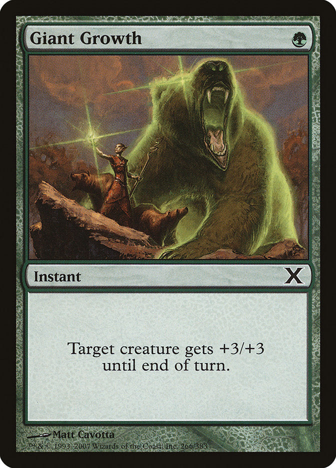 Giant Growth [Tenth Edition] Magic: The Gathering
