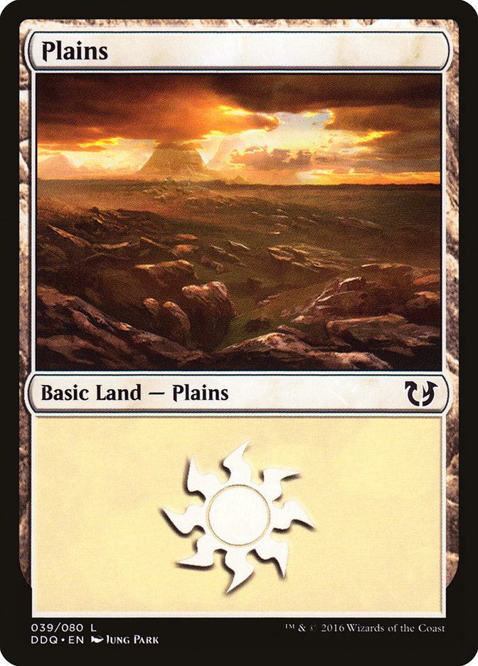 Plains (39) [Duel Decks: Blessed vs. Cursed] Magic: The Gathering