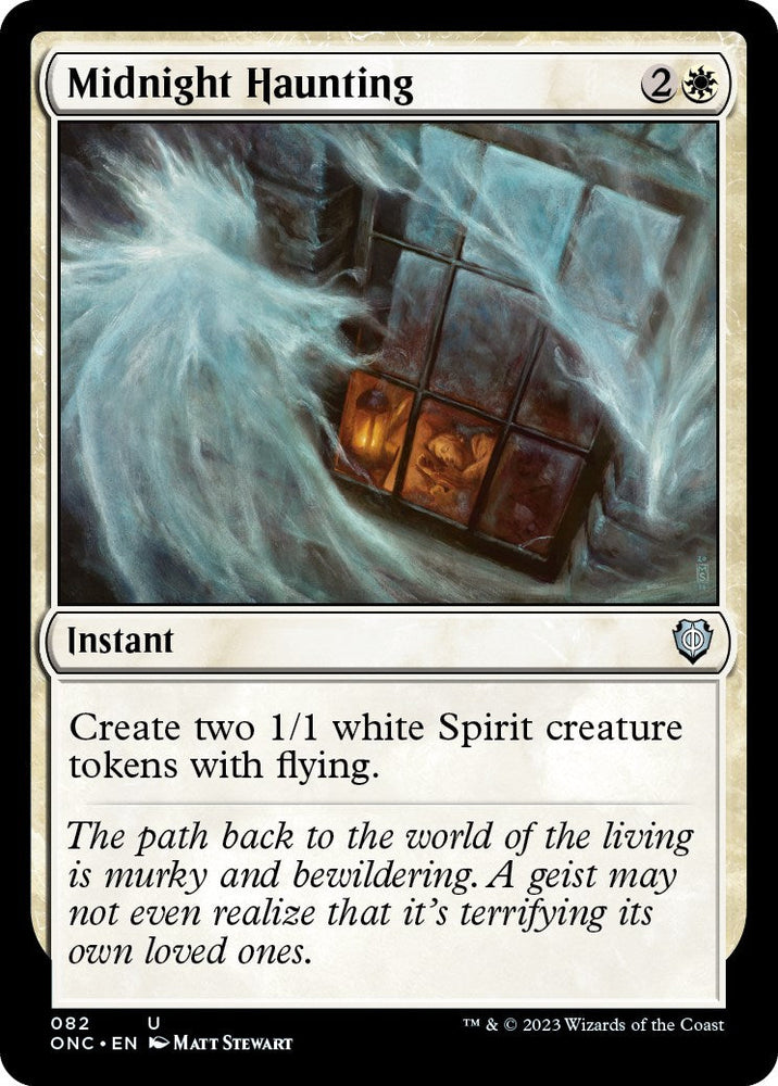 Midnight Haunting [Phyrexia: All Will Be One Commander] Magic: The Gathering