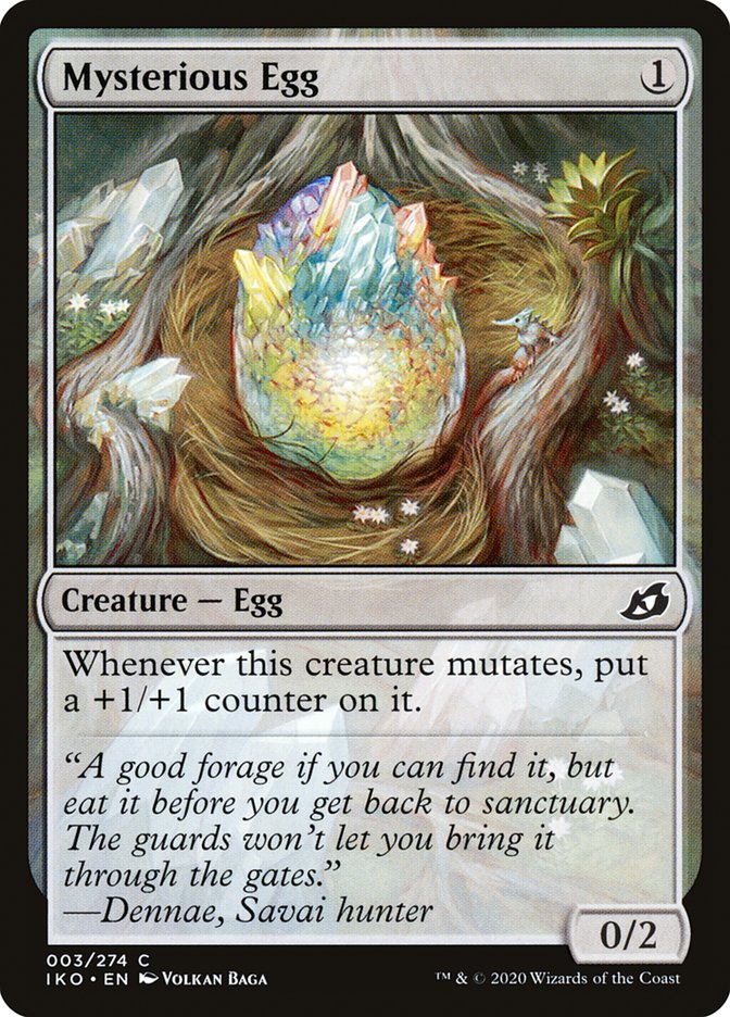Mysterious Egg [Ikoria: Lair of Behemoths] Magic: The Gathering