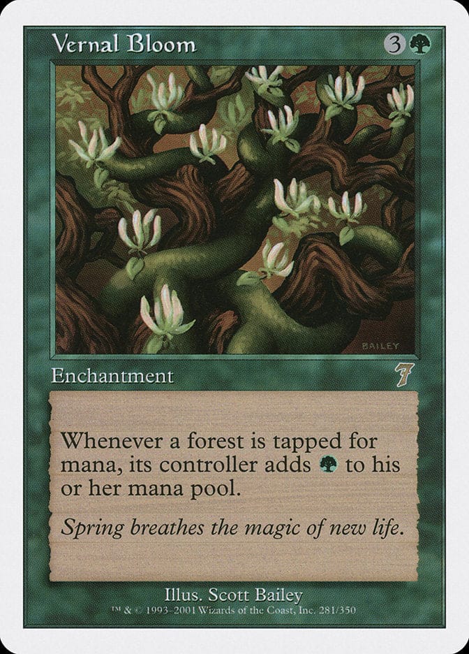 Vernal Bloom [Seventh Edition] Magic: The Gathering