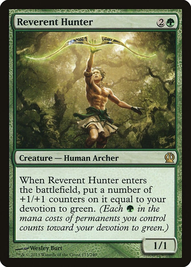 Reverent Hunter [Theros] Magic: The Gathering