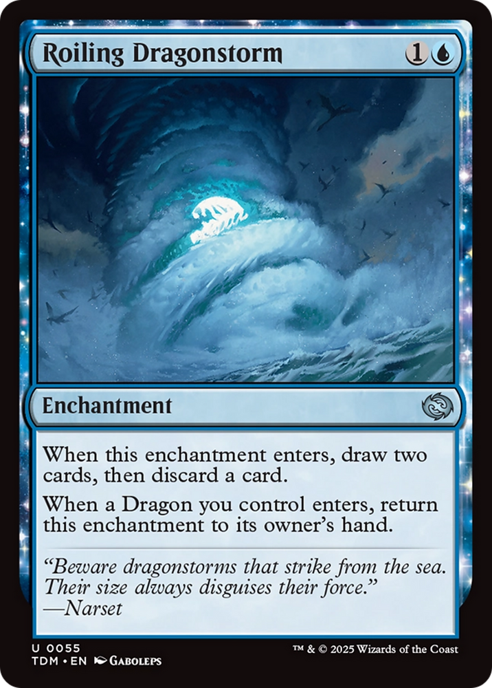 Roiling Dragonstorm [Tarkir: Dragonstorm] Magic: The Gathering
