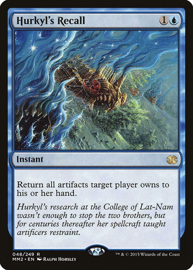 Hurkyl's Recall [Modern Masters 2015] Magic: The Gathering