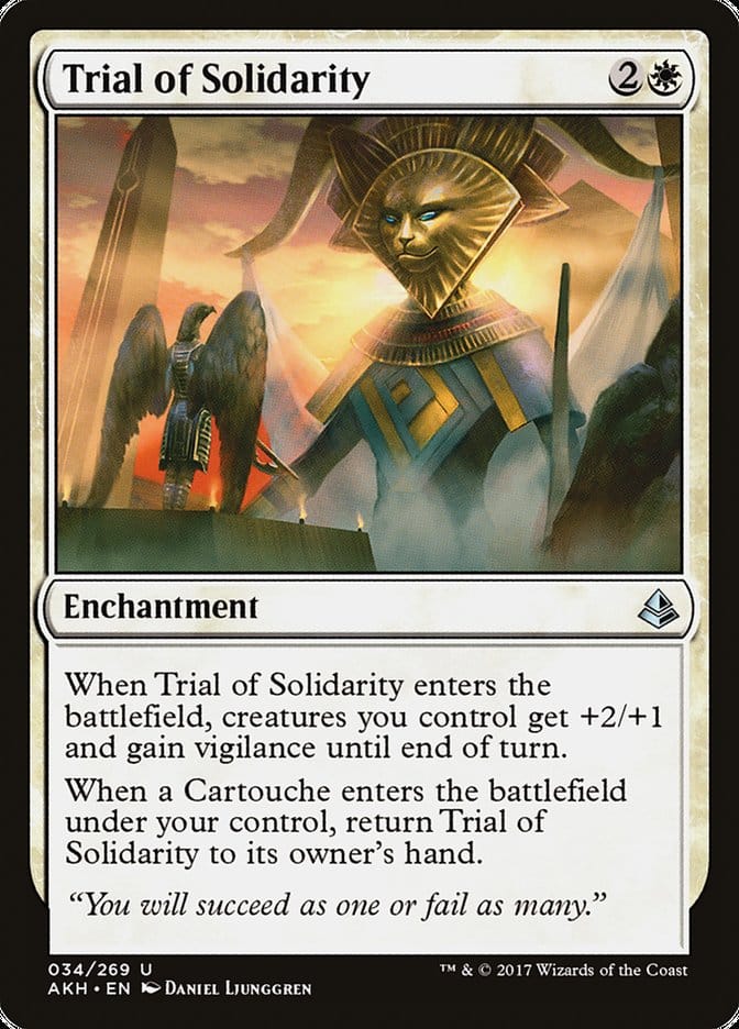 Trial of Solidarity [Amonkhet] Magic: The Gathering