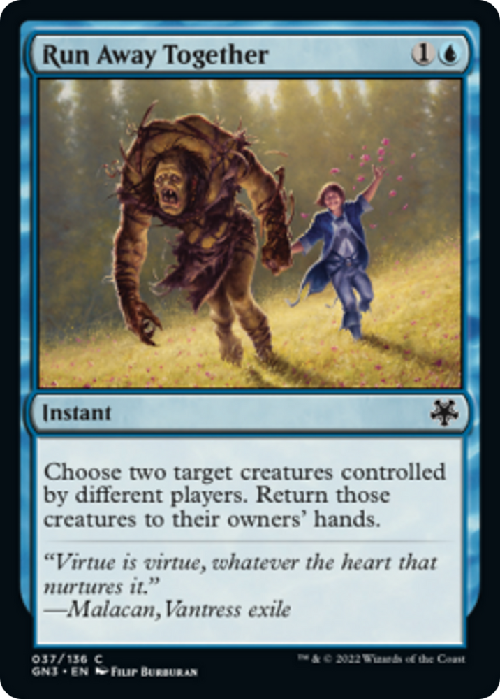 Run Away Together [Game Night: Free-for-All] Magic: The Gathering